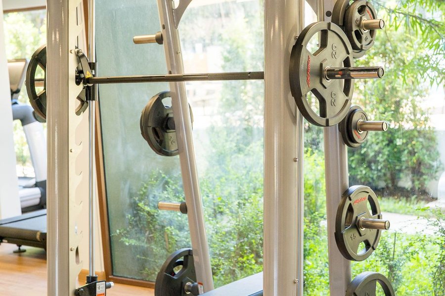 Wing Samui — fitness centre, garden view